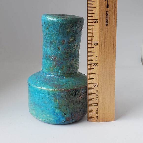 Vintage Raku Vase Don (or Leta) Cormier Pottery - Picture 10 of 11